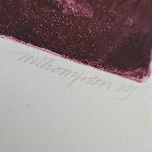 Abstract Art "Gloria" 9 of 10 signed - Picture 3 of 8